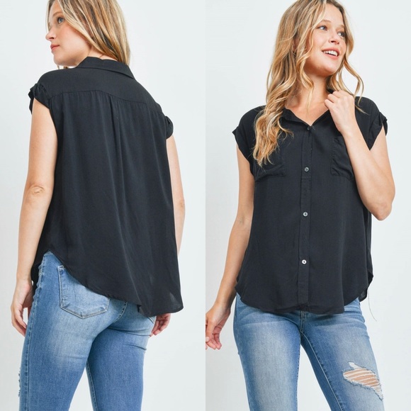 🆕Button Down Top - Picture 4 of 4